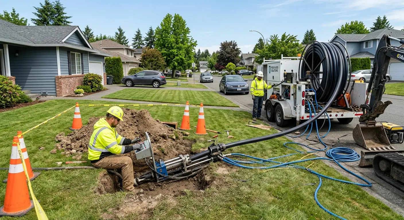 Sewer Line Replacement in South Monrovia Island, CA